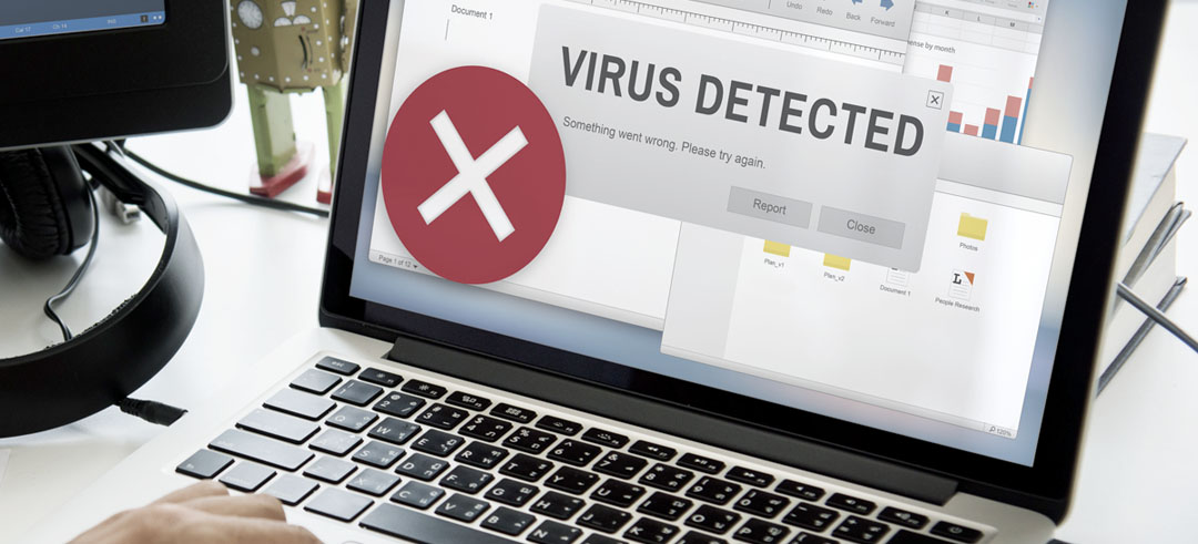 Incidente en un ordenador con un virus detectado